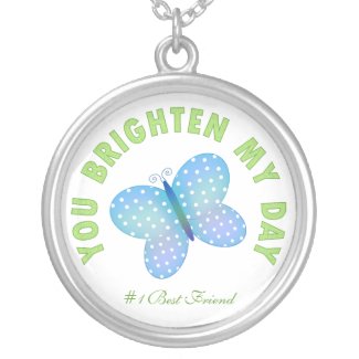 You Brighten My Day: Butterfly Necklace necklace