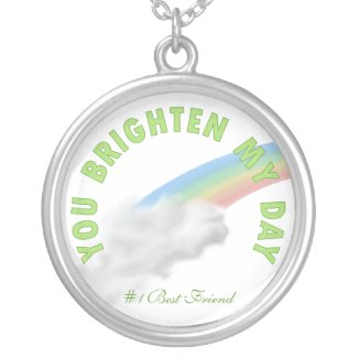 You Brighten My Day: Rainbow Necklace necklace