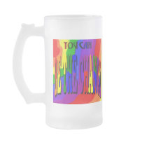 You Can Be the Change Rainbow Frosted Mug
