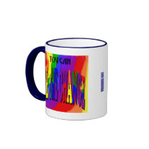 You Can Be the Change Rainbow Mug mugs