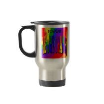 You Can Be the Change Rainbow Travel Mug