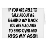You Can Bend Over And Kiss My Ass cards