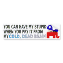 You Can Have My Stupid... bumper stickers