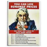 You Can Lick Runaway Prices Flyers