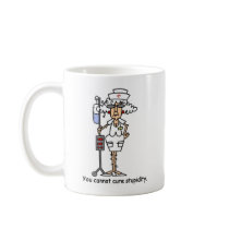 You can not cure stupidity! mug
