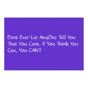 You Can posters