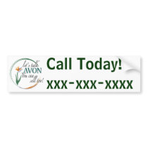 You can Sell Avon bumper stickers