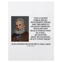 You Cannot Force Ideas Are Result Of Slow Growth Flyer