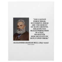 You Cannot Force Ideas Are Result Of Slow Growth Customized Letterhead