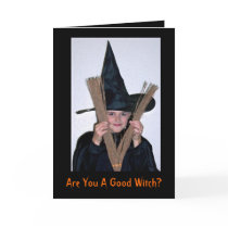 You Cannot Hide From Me, Are You A Good Witch? cards