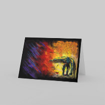 "You Can't Beat Me Down" greeting card cards