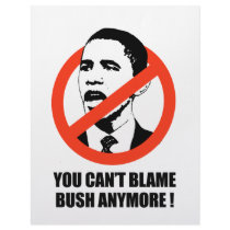 You can't blame Bush anymore letterhead
