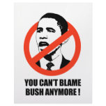 You can't blame Bush anymore Letterhead
