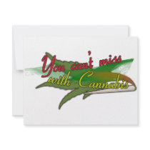 You can't miss with Cannabis invitations