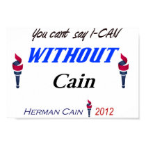 You Cant Say I-CAN With Cain 1 of a kind Poster - Poster