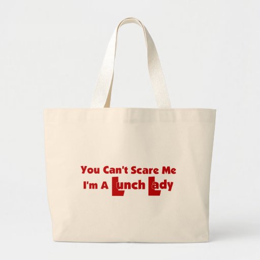 You Can't Scare Me Canvas Bags