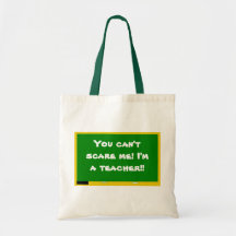 You can't scare me! I'm a tea... Canvas Bag