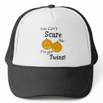 You can't scare me twins - pumpkins hats by Scrappintwins You can't scare me twins - pumpkins hats