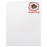 You Cant Stop Me Customized Letterhead