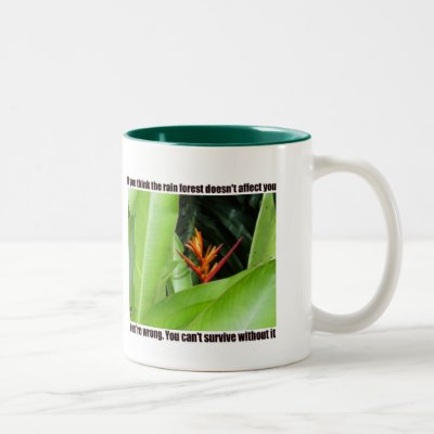 You can't survive without your environment Mug by burntright