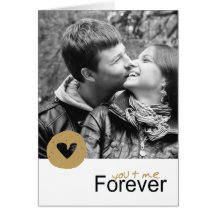 You card and me (with photo)