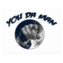 You Da Man Design Postcards