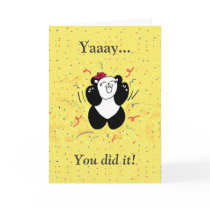 You did it! cards