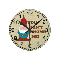 You Dont Gnome Me! Wallclock