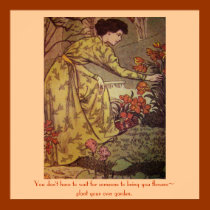 "You don't have to wait..." Inspiring Print posters