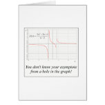 You don't know your asymptote... cards