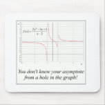 You don't know your asymptote... mouse pads