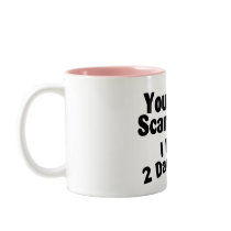 You Dont Scare Me I Have Daughters Mugs