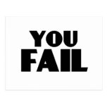 You Fail postcards