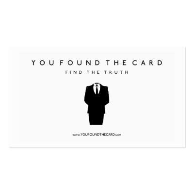 You Found The Card Profile card by alpha88