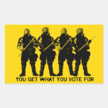 You Get What You Vote For Sticker Set