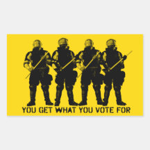 You Get What You Vote For Sticker Set