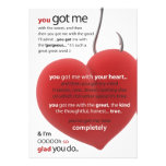 you got me... | mini-print personalized invite