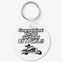 You Got Passed By A Girl keychains