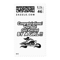You Got Passed By A Girl Postage