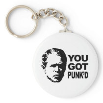 You got punk'd keychain