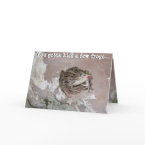 You Gotta kiss a few Frogs card