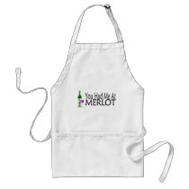 You Had Me At Merlot Wine Apron
