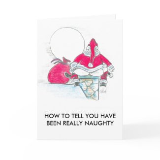 YOU HAVE BEEN NAUGHTY card