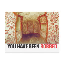 You Have Been Robbed postcard (Guatemala)