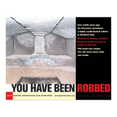 You Have Been Robbed poster by safestore