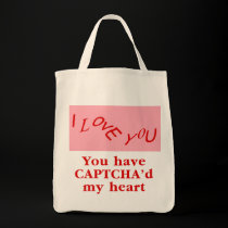 You Have Captcha'd My Heart bags