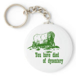 You have died of dysentery Oregon Trail Keychains