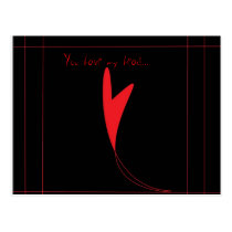 You have my heart... postcards