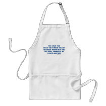 You Have The Right To Remain Silent Aprons by ironydesign You Have The Right To Remain Silent Aprons
