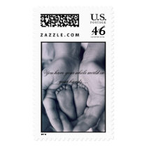 You have your whole world in your han... postage